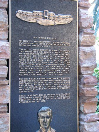 Benjamin Bugsy Siegel Plaque